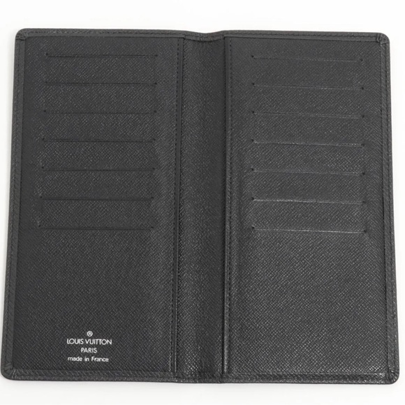 Louis Vuitton Taiga Porte 14 Cartes Credit Wallet Noir M30402 - Picture 3 of 6